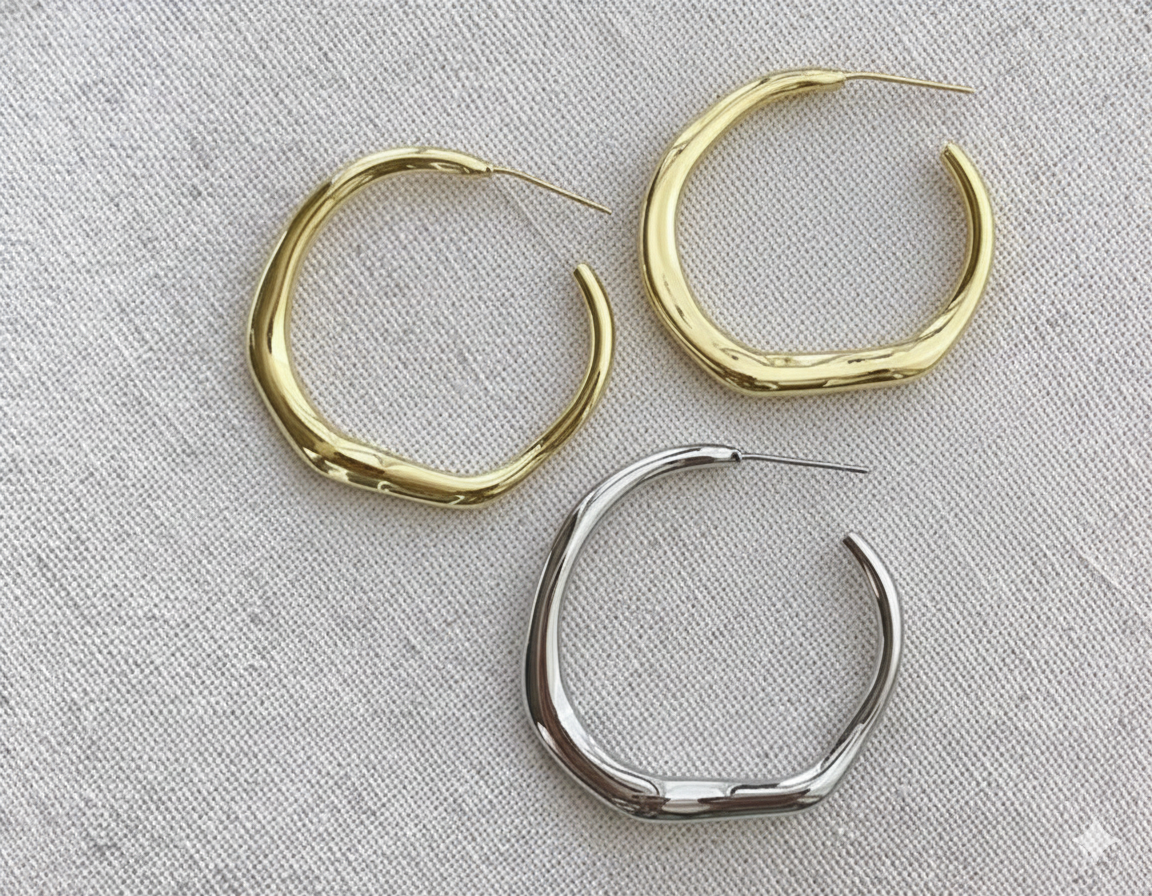 Irregular Hoop Earrings
