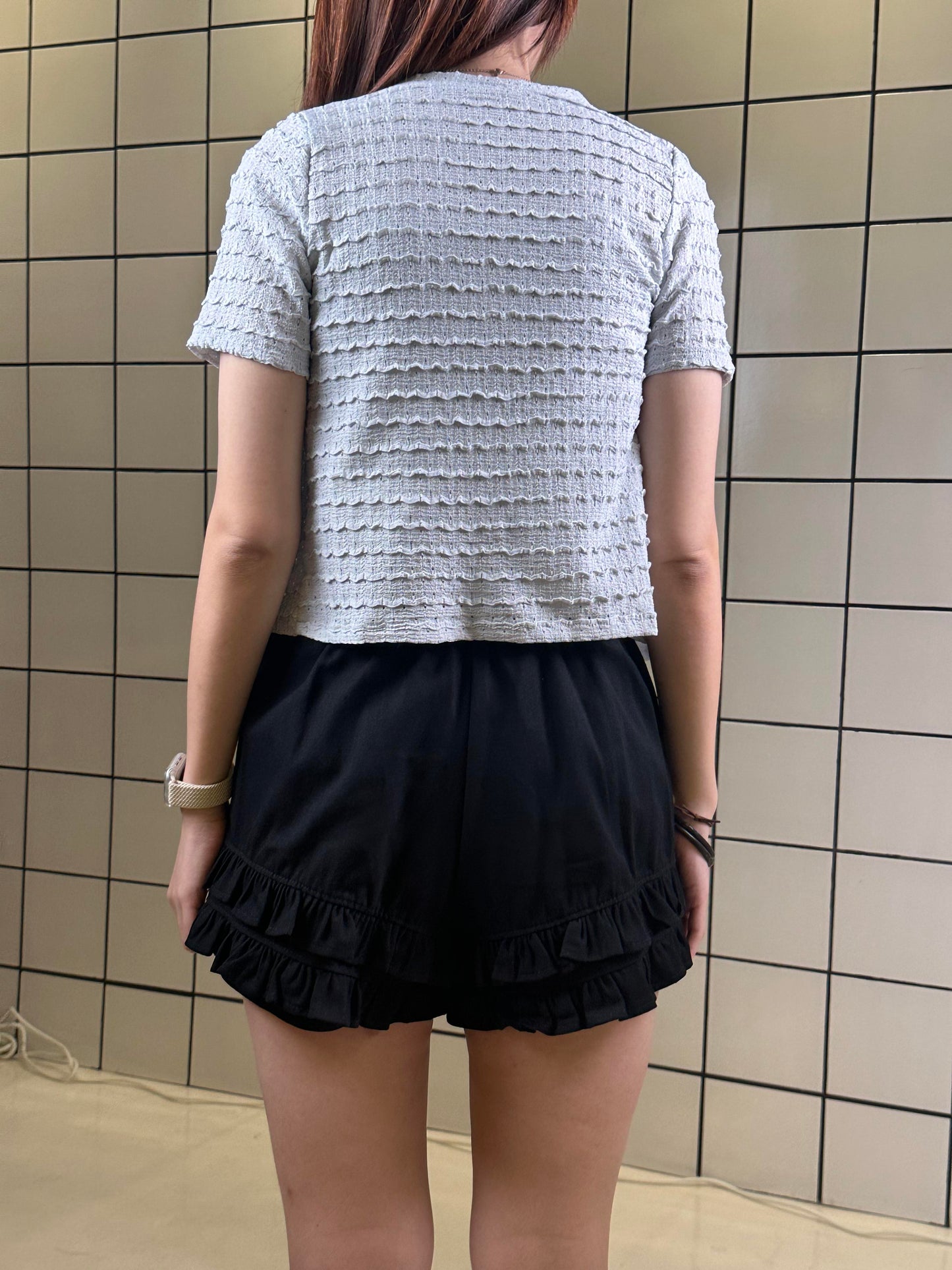 Women's Ruffled Hem Shorts – Soft Casual Fit