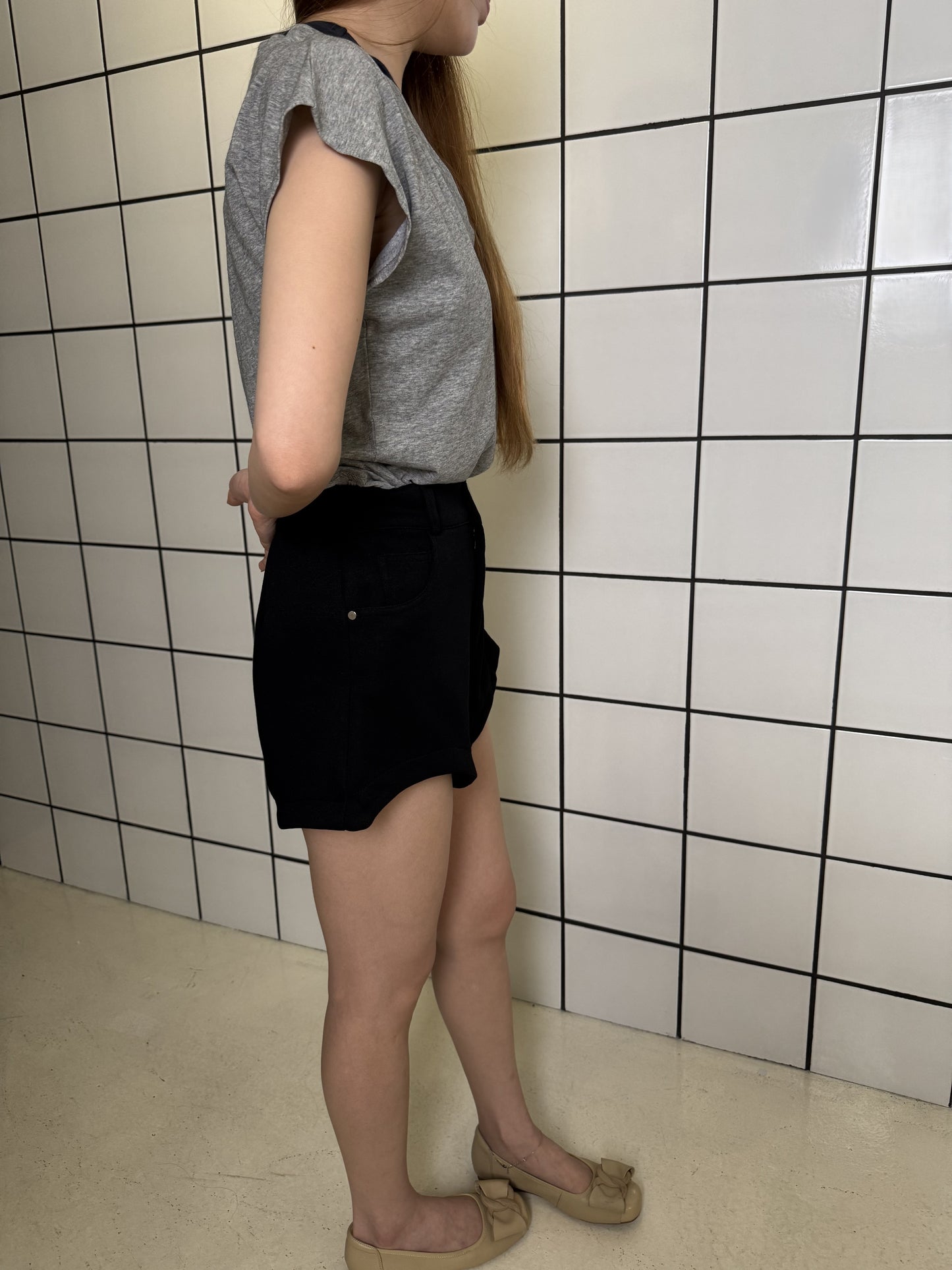 Women's High Waist Tailored Shorts