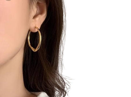 Irregular Hoop Earrings