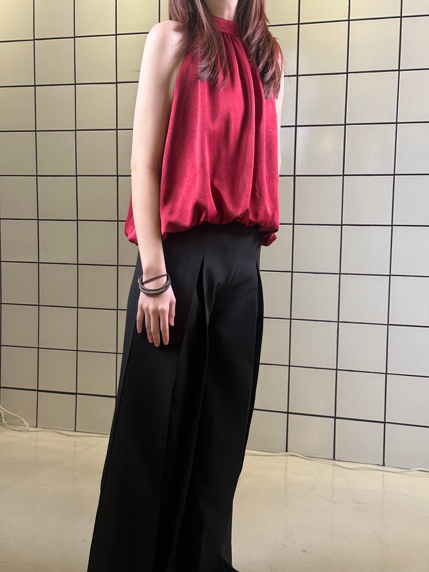 Women's High-Waist Wide-Leg Pants