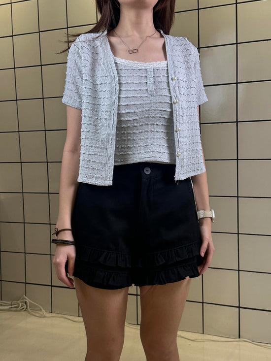 Women's Ruffled Hem Shorts – Soft Casual Fit