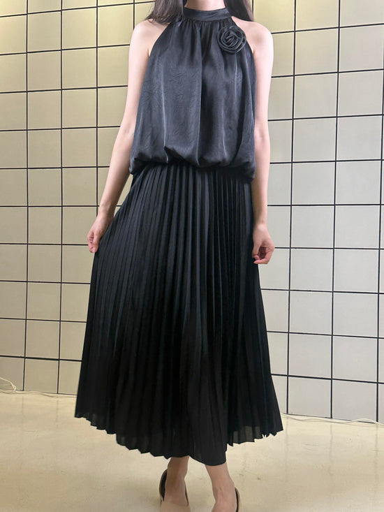 Women's Pleated Midi Skirt