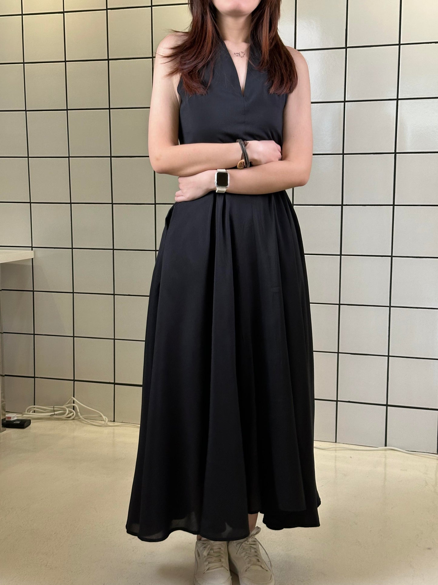 Women's Halter Neck Maxi Dress