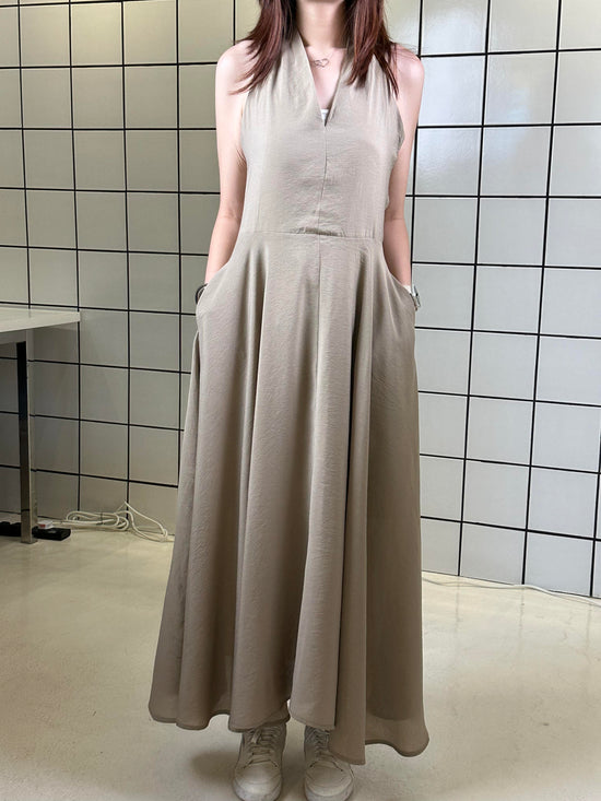 Women's Halter Neck Maxi Dress