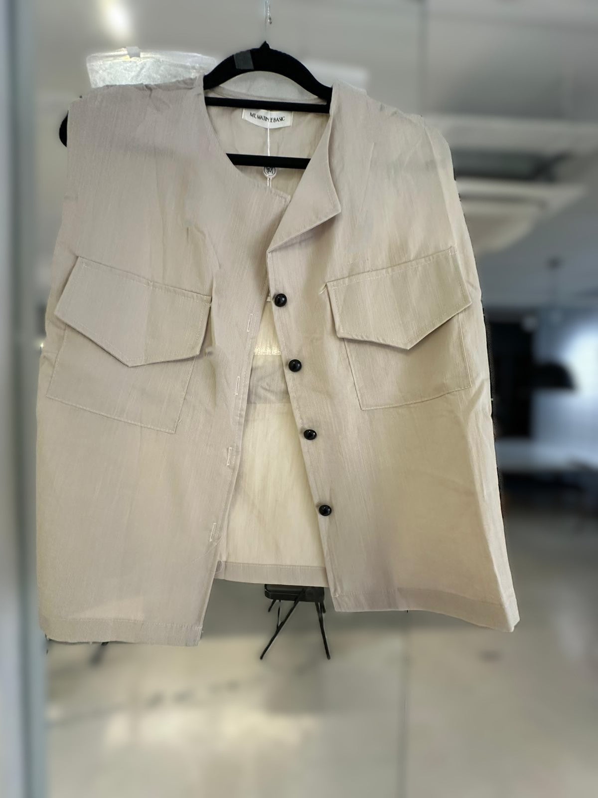 Women's Sleeveless Utility Vest – with Belt