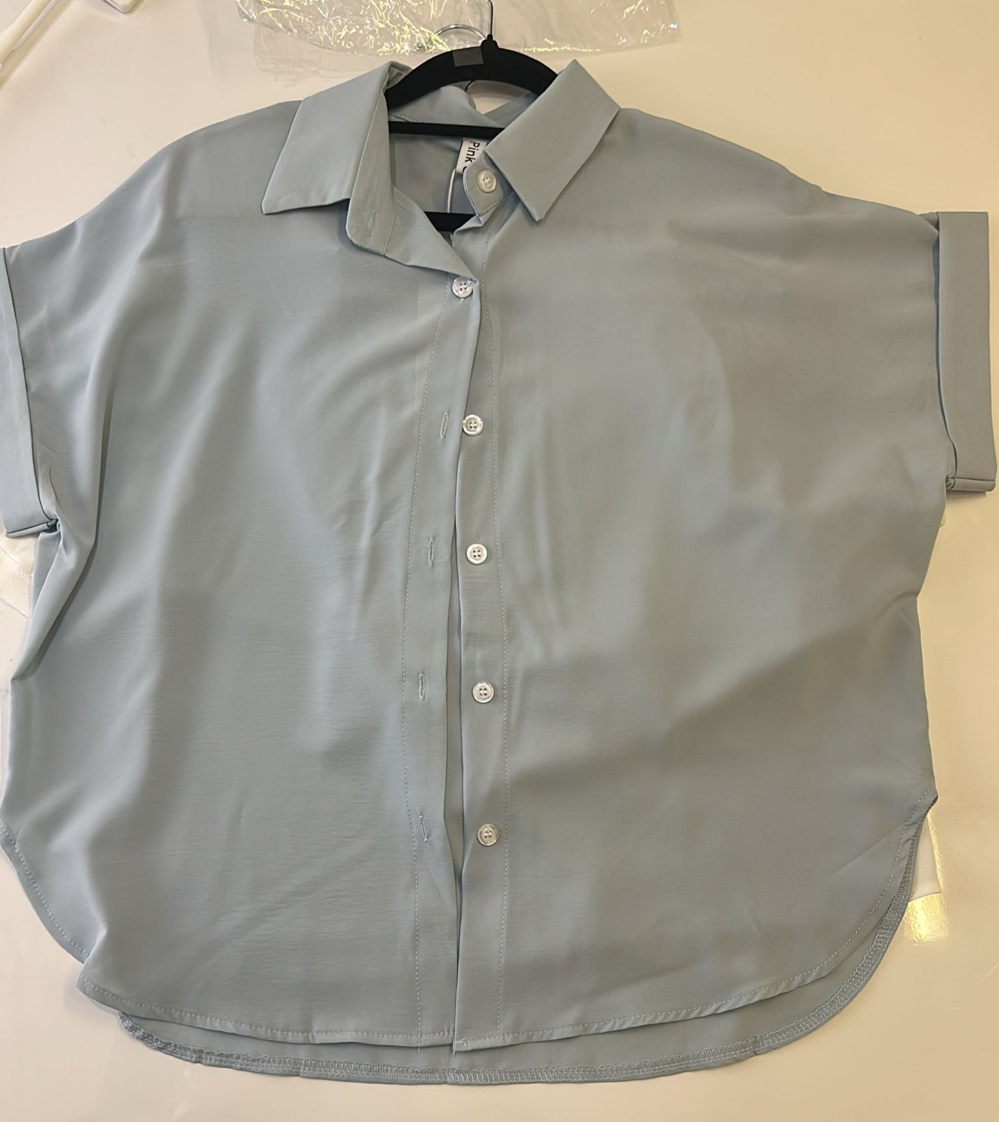 Women's Soft Drape Cuff Sleeve Shirt