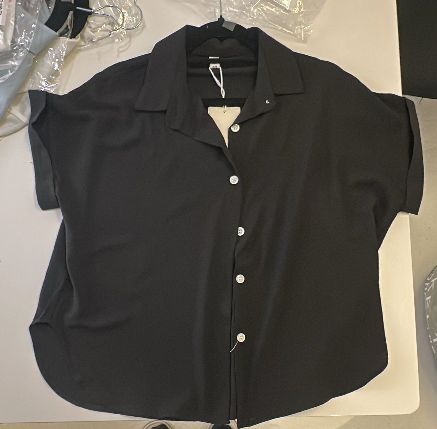 Women's Soft Drape Cuff Sleeve Shirt