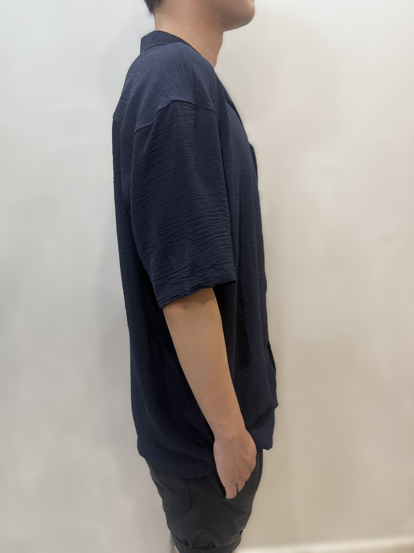 Men’s Relaxed Textured Short Sleeve Shirt