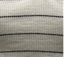 Women's Ribbed Stripe Henley Short Sleeve Top