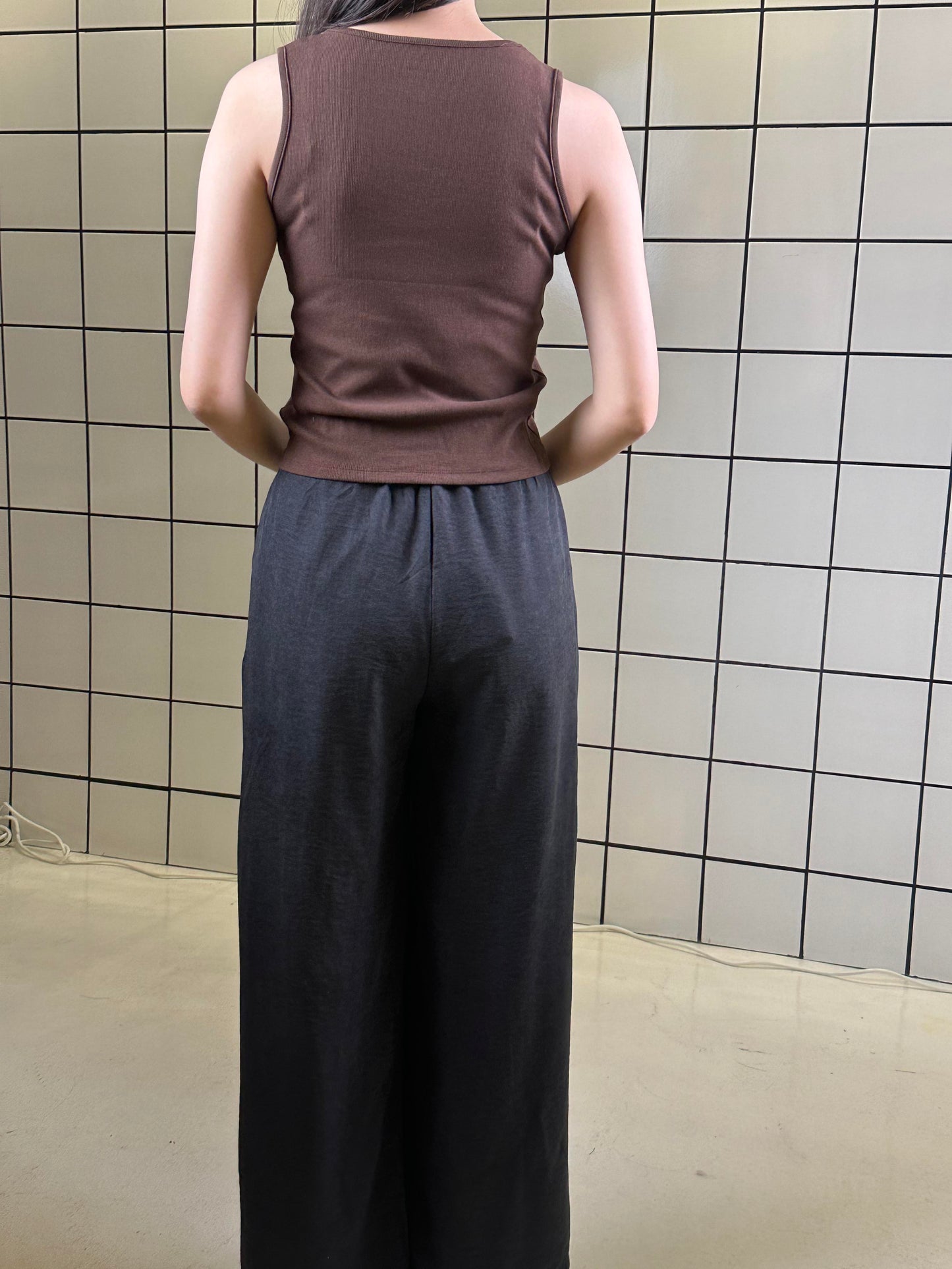 Ribbed Sleeveless Layering Tank Top